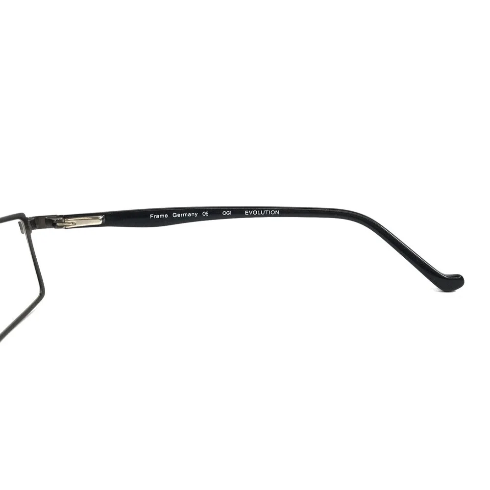 OGI Eyeglasses Frames EVOLUTION 9603/706 Black Gray Rectangle Full Rim 52-19-138
